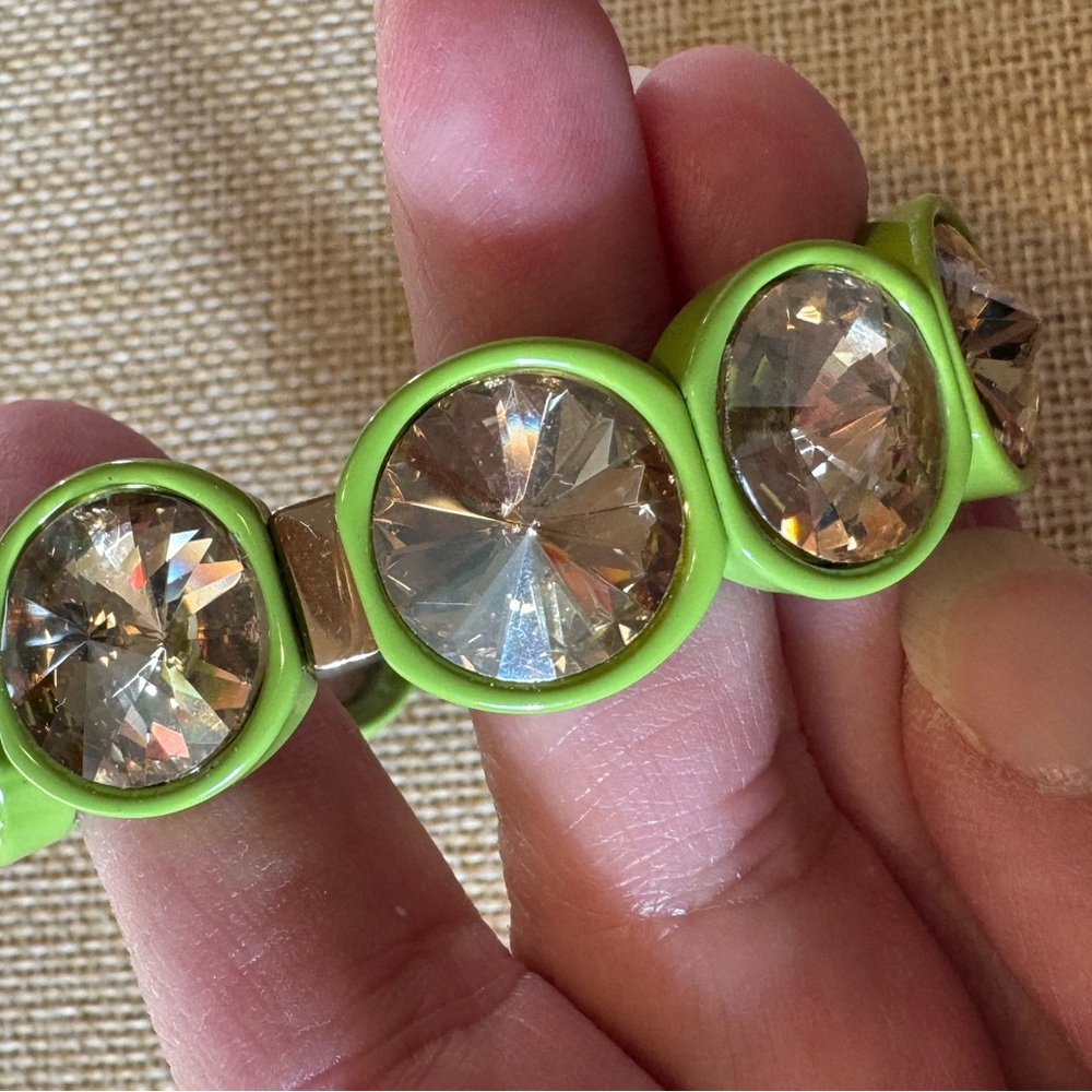 Plunder Lime Green Crystal Bracelet - Picture 2 of 5